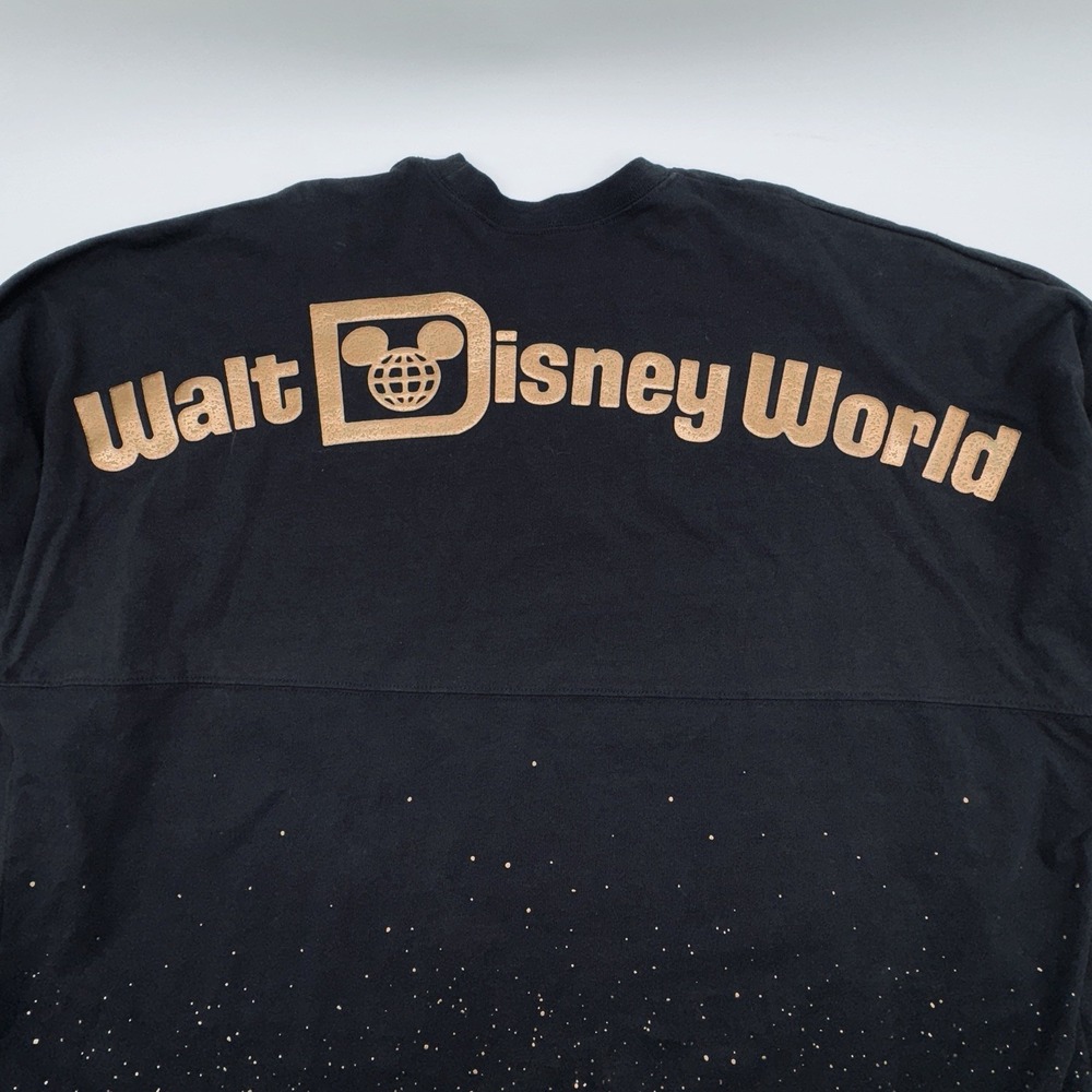 DISNEY PARKS Authentic Belle of the Ball Bronze Puff Logo Spirit Jersey Sz XXL